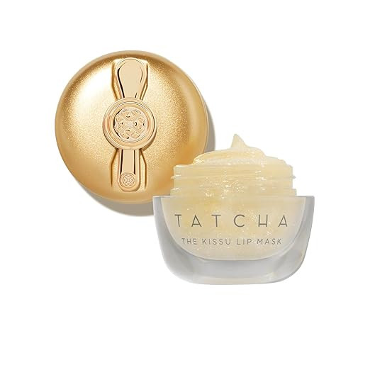 TATCHA The Kissu Gold Leaf Lip Mask | Limited-Edition Restorative Shimmery Lip Mask - Visibly Plu... | Amazon (US)