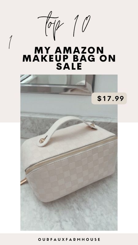 My Amazon makeup bag is on sale for $17.99!! Holds so much and I love it  

#LTKbeauty #LTKsalealert