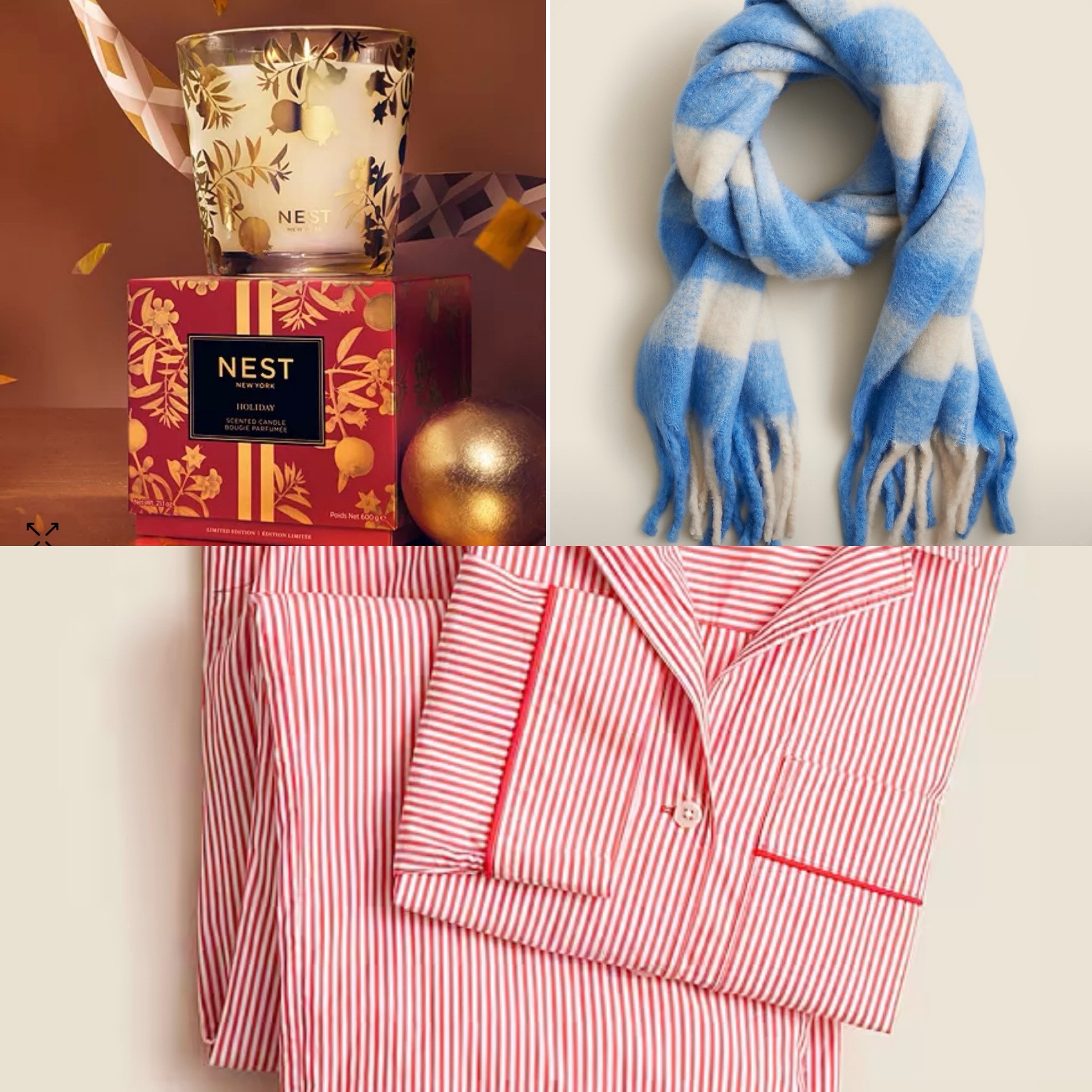 Cozy gifts 🎁 
Gifts for a homebody / gifts for home / pajama set for women / cozy scarves / holiday candles / seasonal candles / limited edition candles / Christmas gift guide / Christmas shopping / gifts for any budget / useful gifts / gifts for her 

#LTKSeasonal #LTKGiftGuide #LTKHoliday