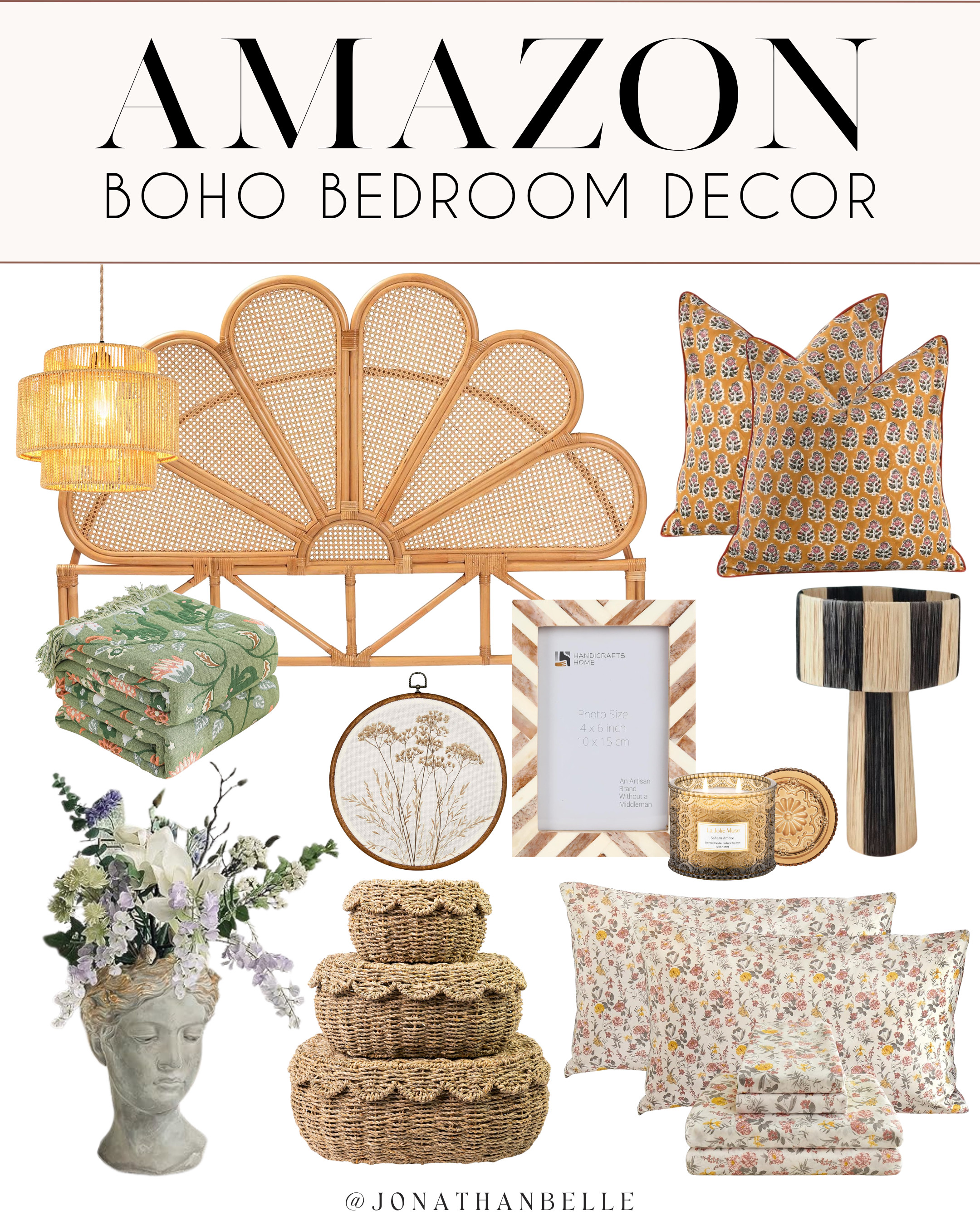 Boho Refresh your bedroom or living room with these Spring Boho decor finds! #bohodecor 

 #LTKGiftGuide #LTKHome
