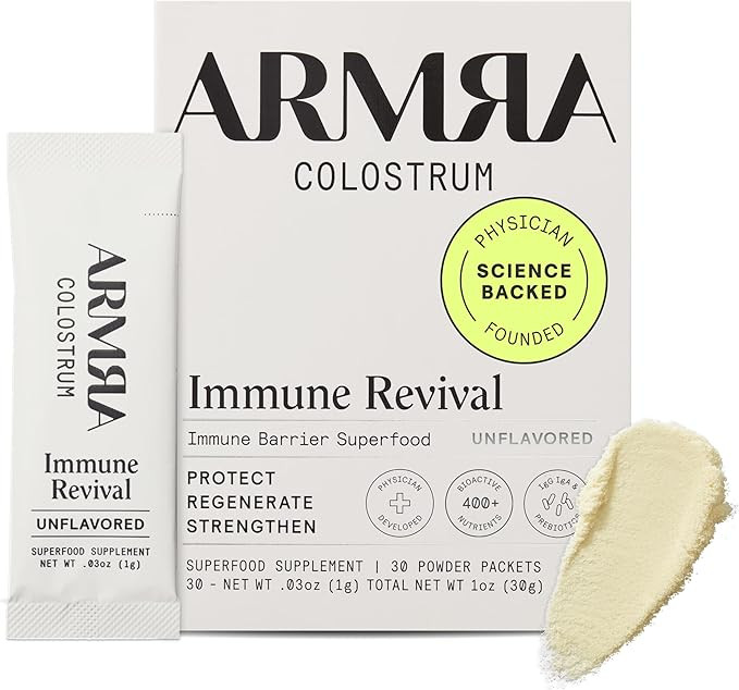 ARMRA Colostrum™ Premium Powder, Grass Fed, Gut Health Bloating Immunity Skin & Hair, Contains ... | Amazon (US)
