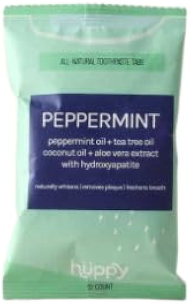 Toothpaste Tablets, Peppermint, 62 Count Refill | Amazon (US)