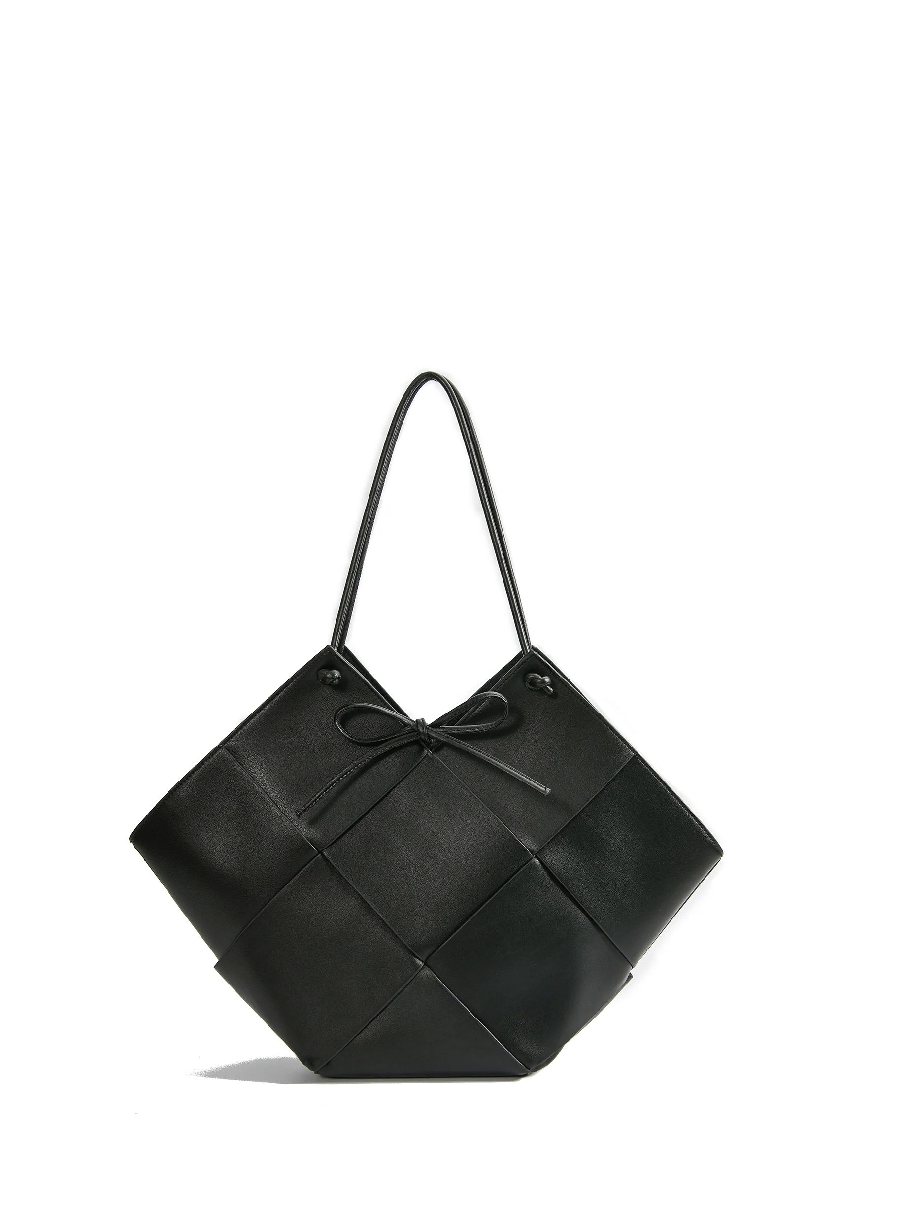 Taylor Contexture Leather Bag, Black | Bob Ore Blue Collection