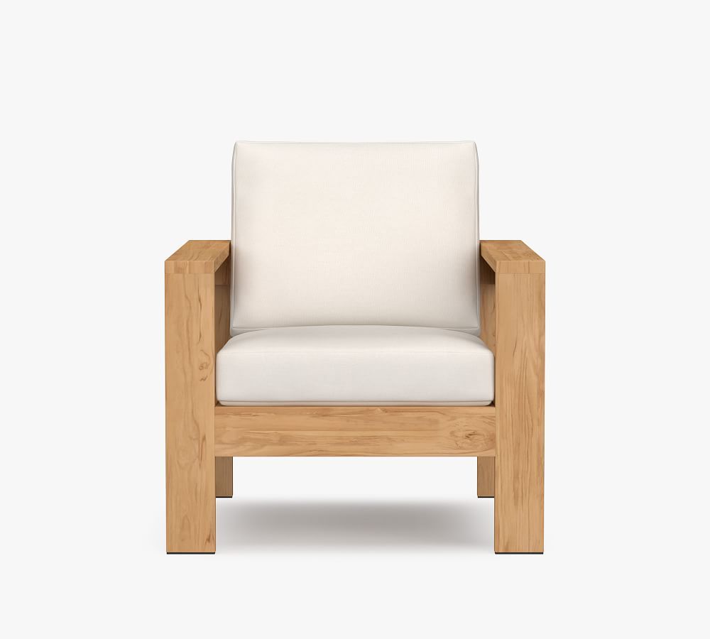 Malibu FSC® Teak Outdoor Lounge Chair | Pottery Barn (US)