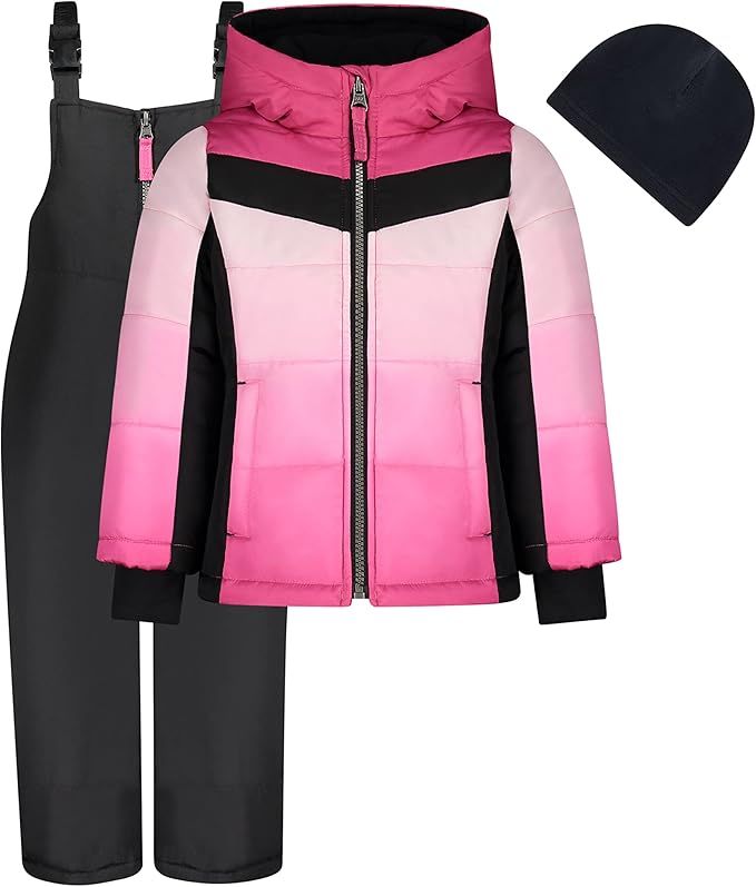 Amazon.com: Weather Tamer Girls' 3-piece Ombre Dip Dye Bib Snowsuit and Snow Pant Set : Clothing, Sh | Amazon (US)