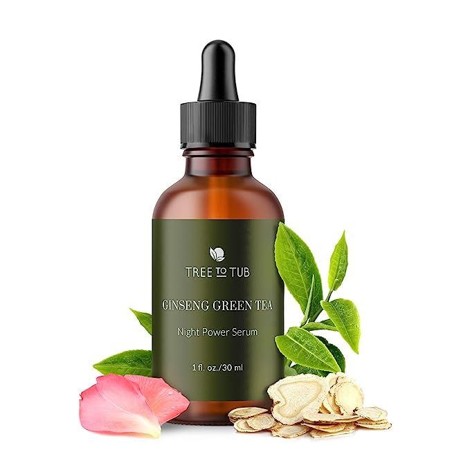 All-In-One Anti Aging Night Serum for Sensitive Skin by Tree To Tub - Hydrating Anti Wrinkle Seru... | Amazon (US)