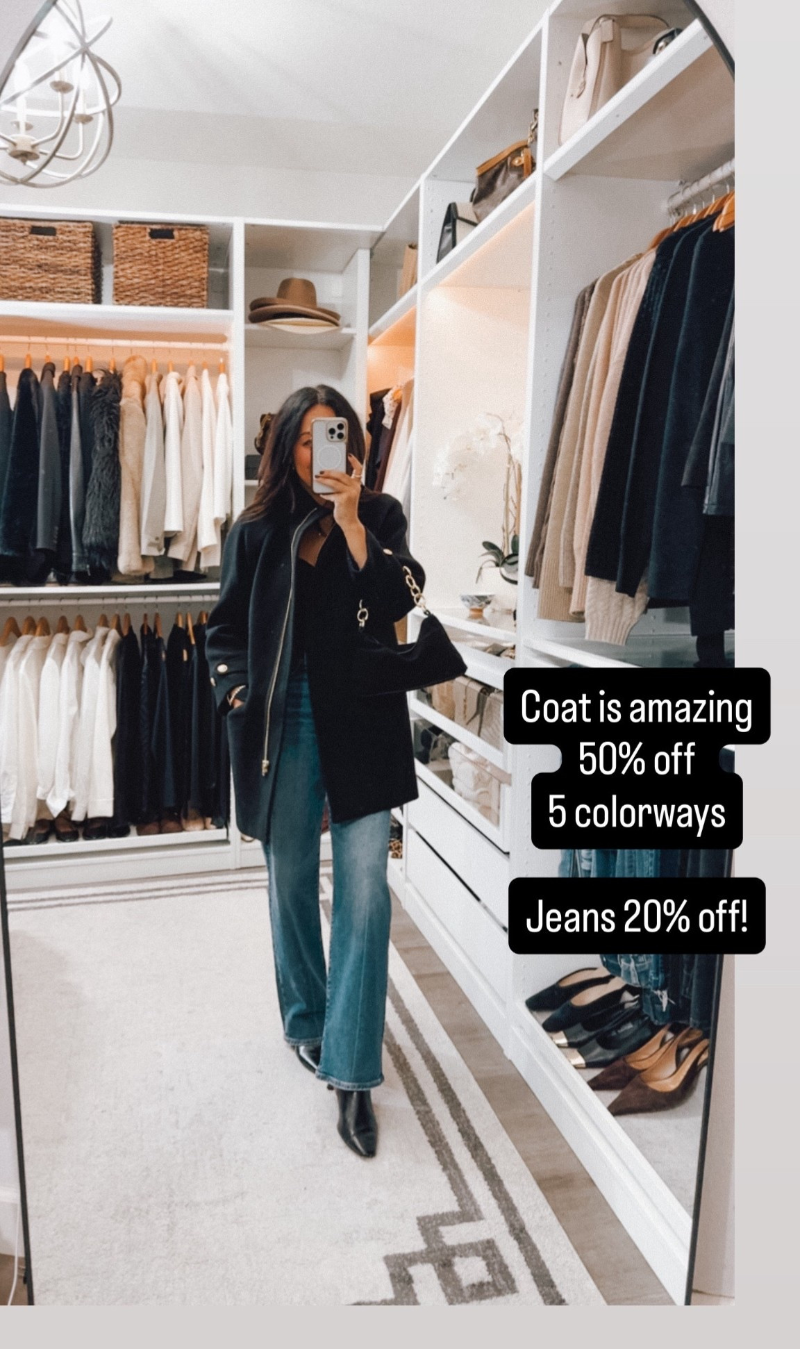 Black Friday deals! J.Crew coat 50% off🔥 fits TTS 
Jeans 20% off also TTS 

#LTKSaleAlert #LTKCyberWeek