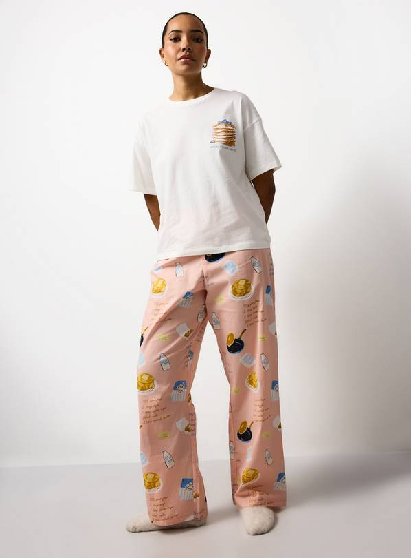 The Mini Me Pancake Print Pyjama Set XXL | Tu Clothing
