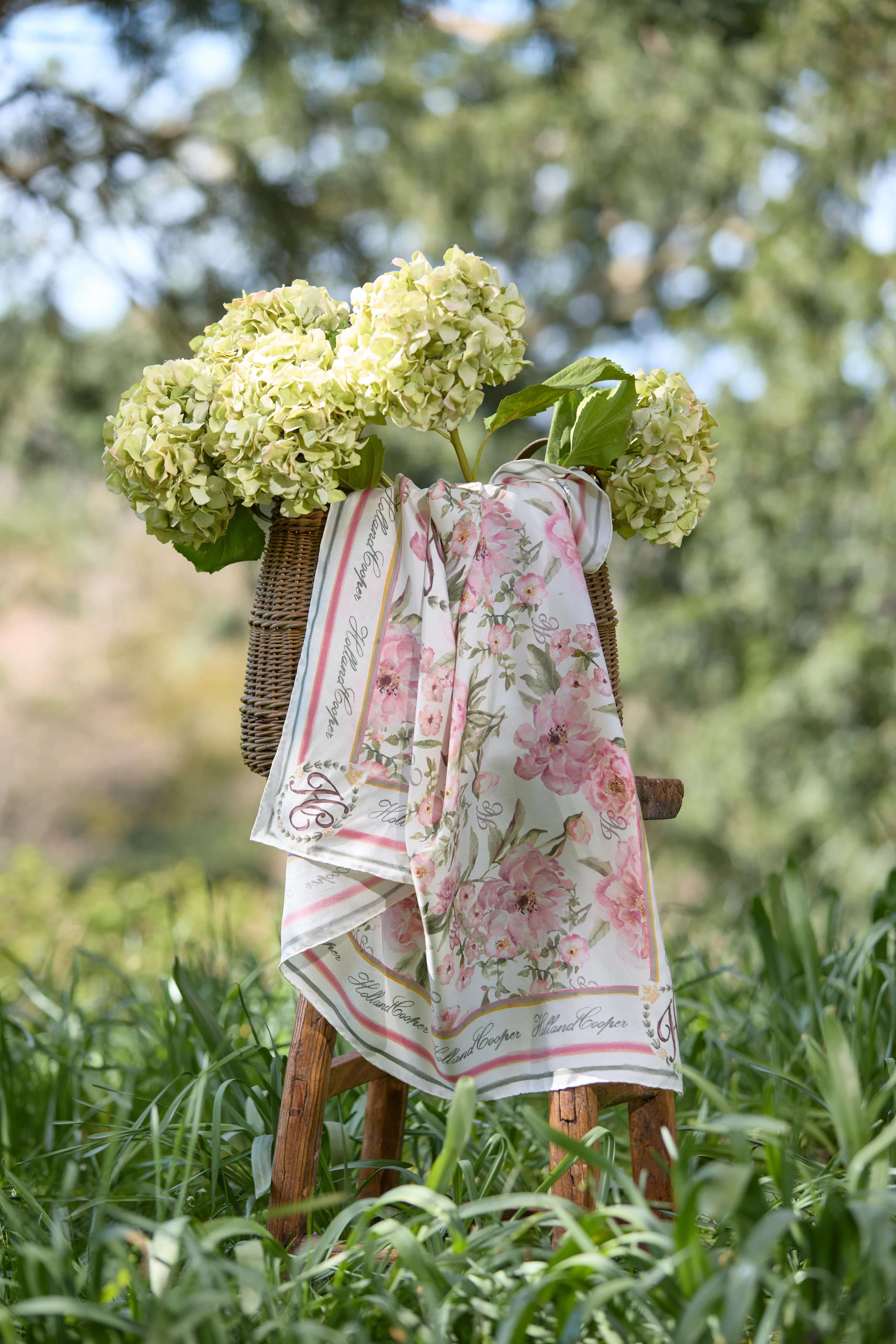 Silk Scarf (English Rose) | Holland Cooper