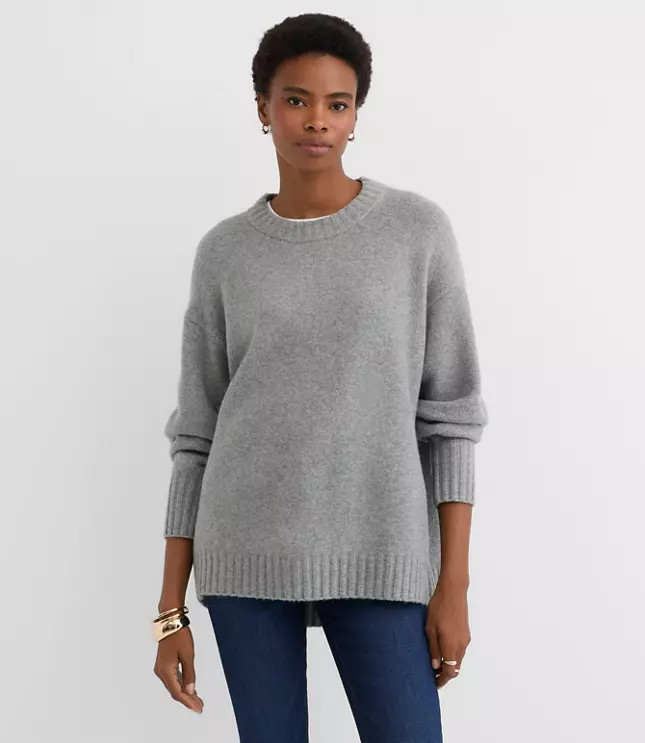 Balloon Sleeve Tunic Sweater | LOFT