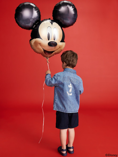 Old Navy x Disney© Mickey Mouse Long-Sleeve Jean Shirt for Toddler Boys | Old Navy | Old Navy (US)