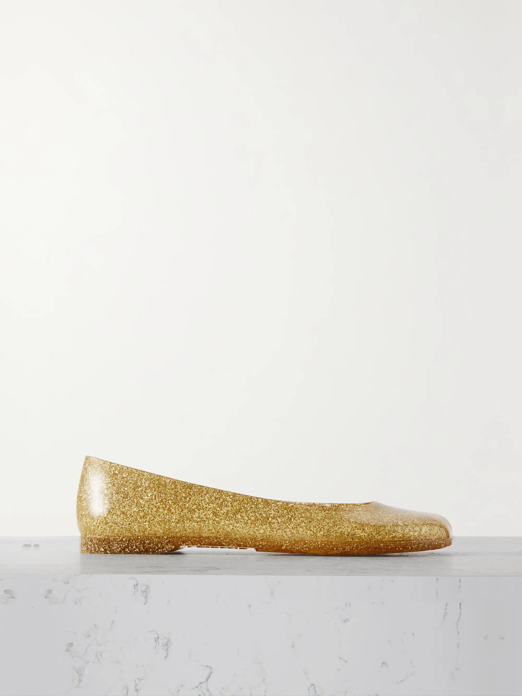 + Paula's Ibiza glittered PVC ballet flats | NET-A-PORTER (US)