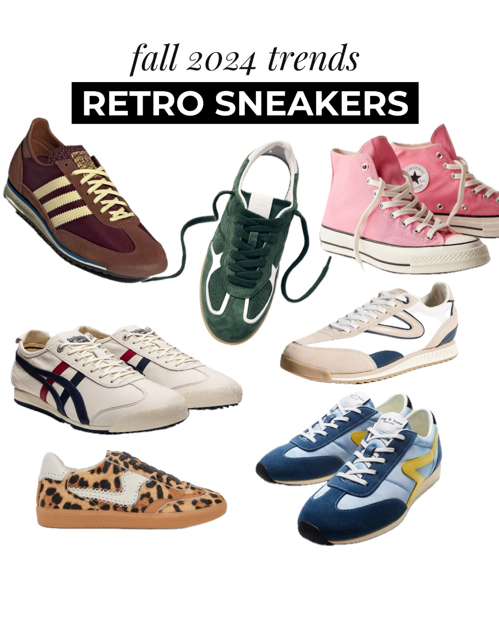 Fall 2024 trend: retro sneakers, especially in a fun color or print. Here are my top picks under $200

#LTKFindsUnder100 #LTKShoeCrush #LTKStyleTip
