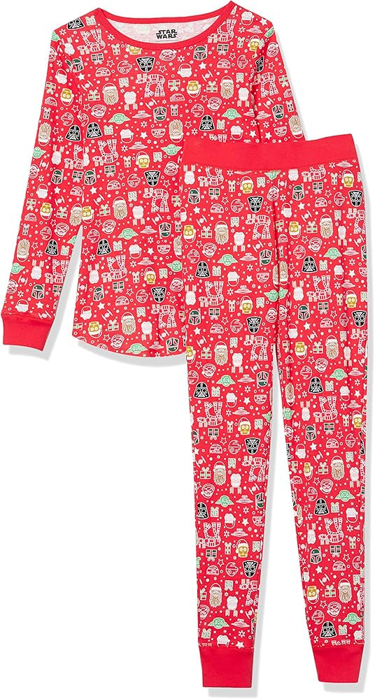 Amazon Essentials Disney | Marvel | Star Wars Women's Snug-Fit Cotton Pajama Sleepwear Sets - Dis... | Amazon (US)