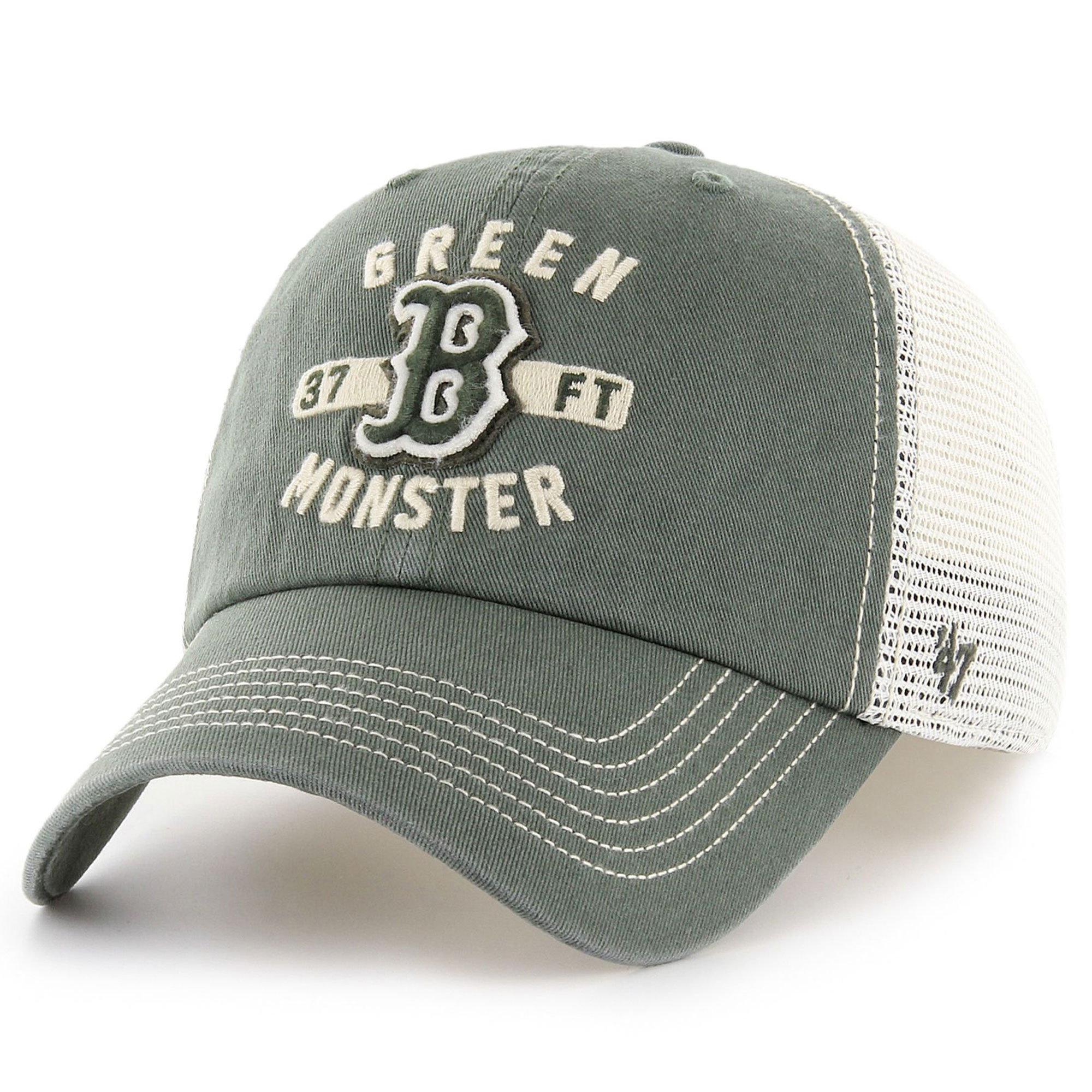 Men's '47 Green Boston Red Sox Green Monster Trucker Flex Hat | Fanatics