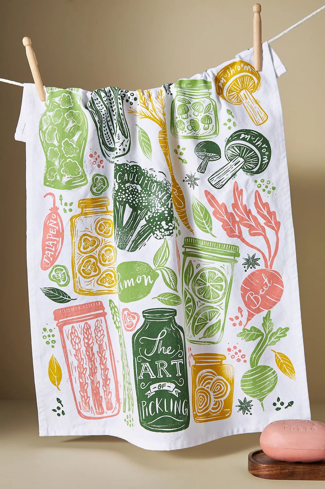 The Art of Pickling Dish Towel | Anthropologie (US)