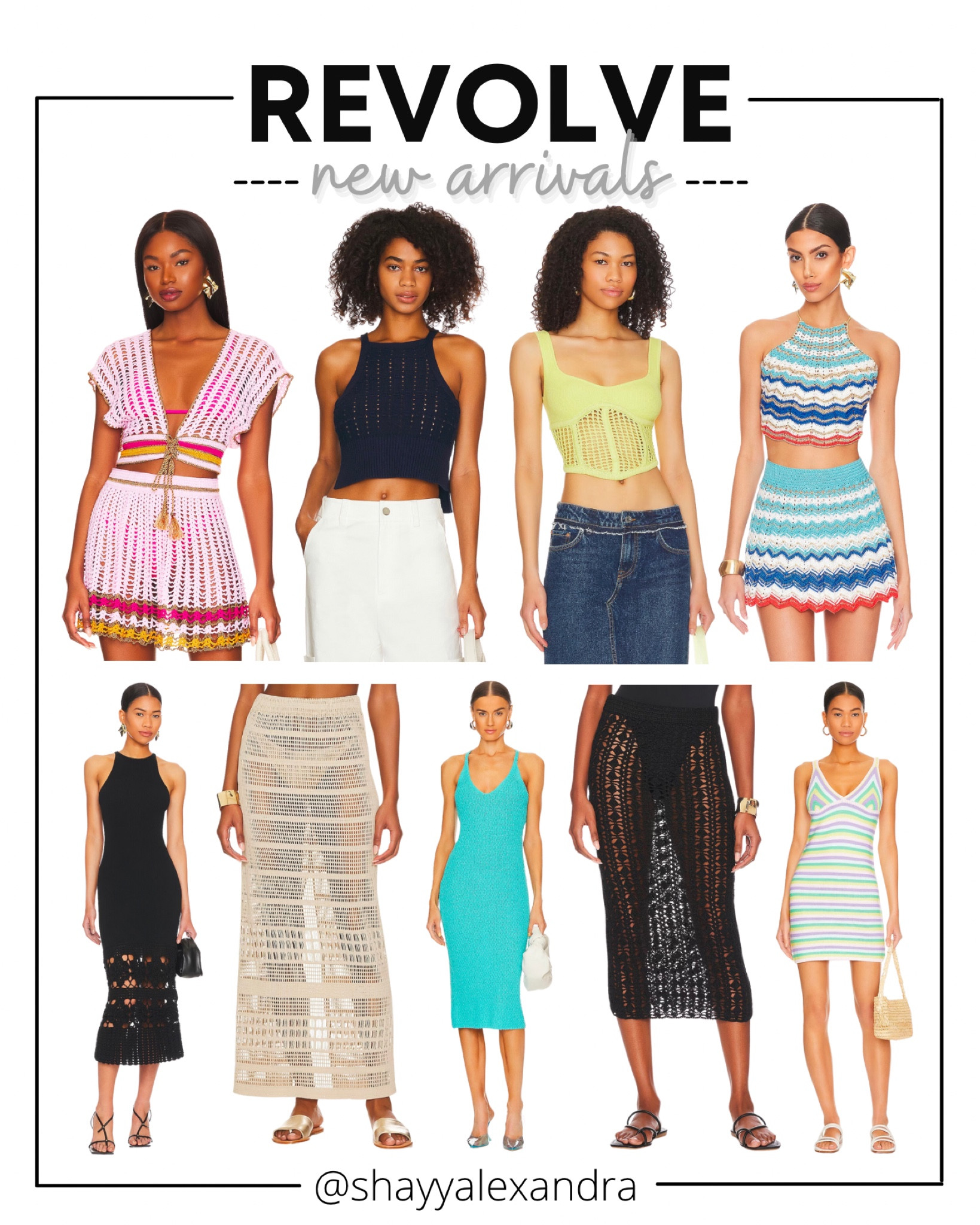 Crochet new arrivals from Revolve!

Coords | Coordinated Set | Cropped Blouse | Maxi Skirt | Midi Dress | Mini Dress | Crochet

#LTKswim #LTKSeasonal