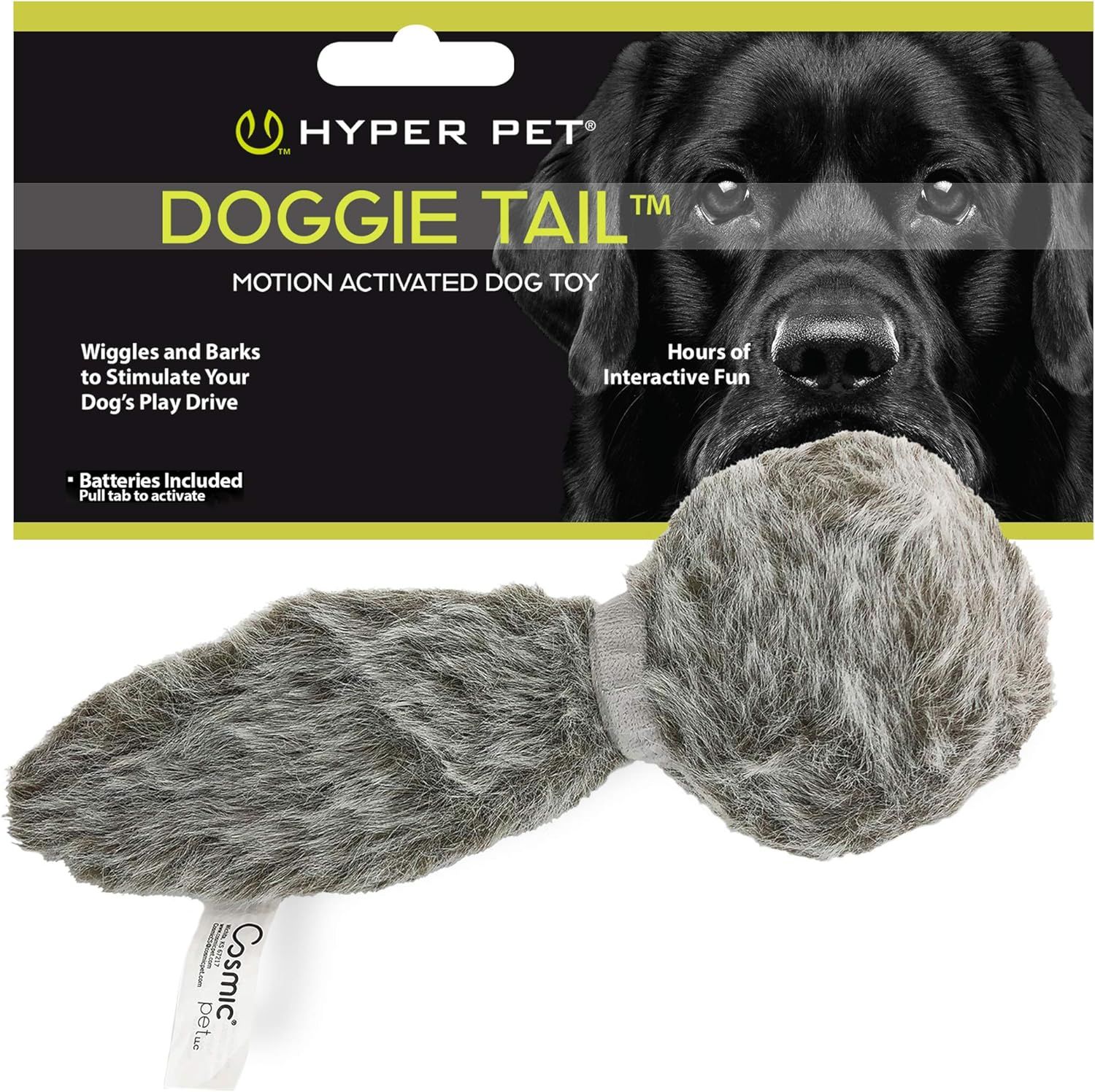 Hyper Pet Doggie Tail Interactive Plush Dog Toys (Wiggles, Vibrates & Barks – Dog Toys for Bore... | Amazon (US)