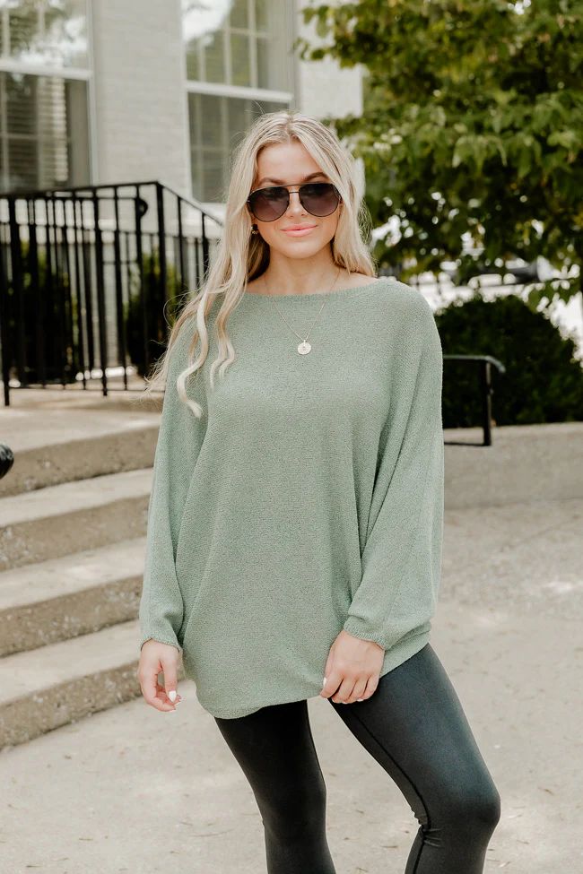 Lost Hope Sage Pullover Knit Sweater | Pink Lily