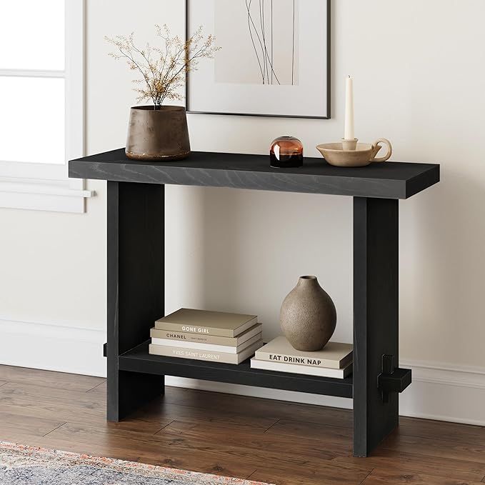 Nathan James Virgo Wood Accent Storage Console Sofa Table, for Entryway, Hallway or Living Room, ... | Amazon (US)