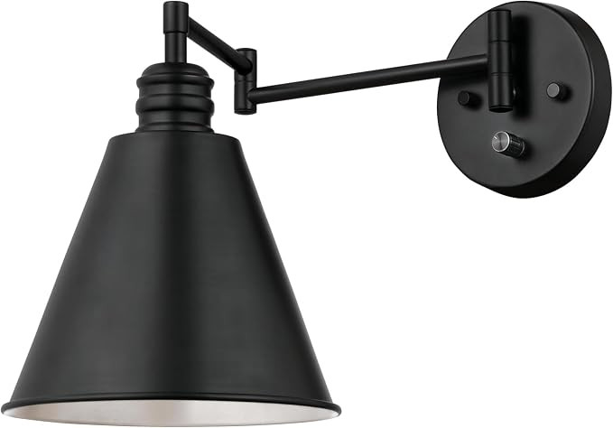 Westinghouse 6125400 Trocadero Traditional One Light Swing Arm Wall Fixture with On/Off Switch, M... | Amazon (US)