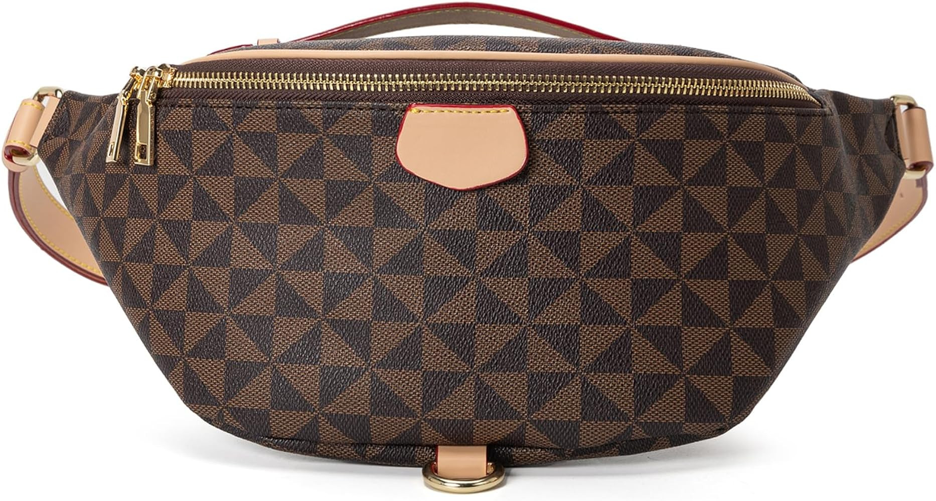 Sling Bag for Women Small Belt Chest Bum Bag Checkered waist Fanny Pack Crossbody for women Desig... | Amazon (US)