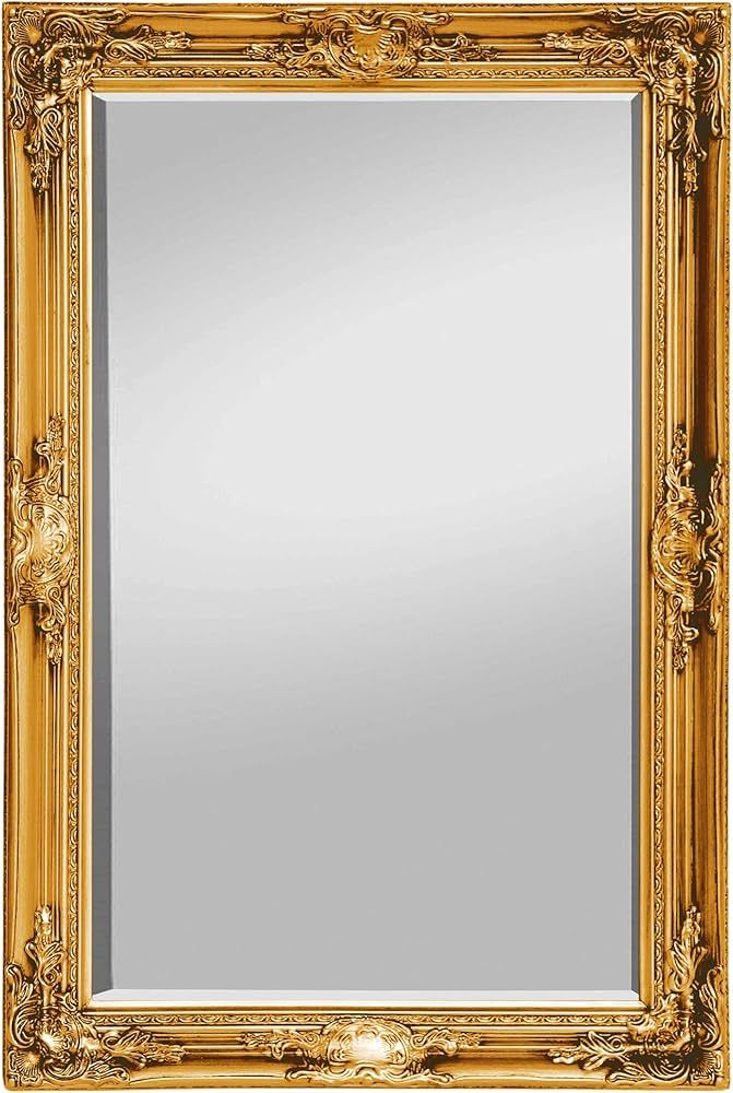 Shabby Chic Mirror Handmade Baroque Large Antique Style | Amazon (DE)