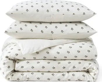 Peri Home Floral Block Print Cotton Gauze Comforter & Shams Set | Nordstrom | Nordstrom