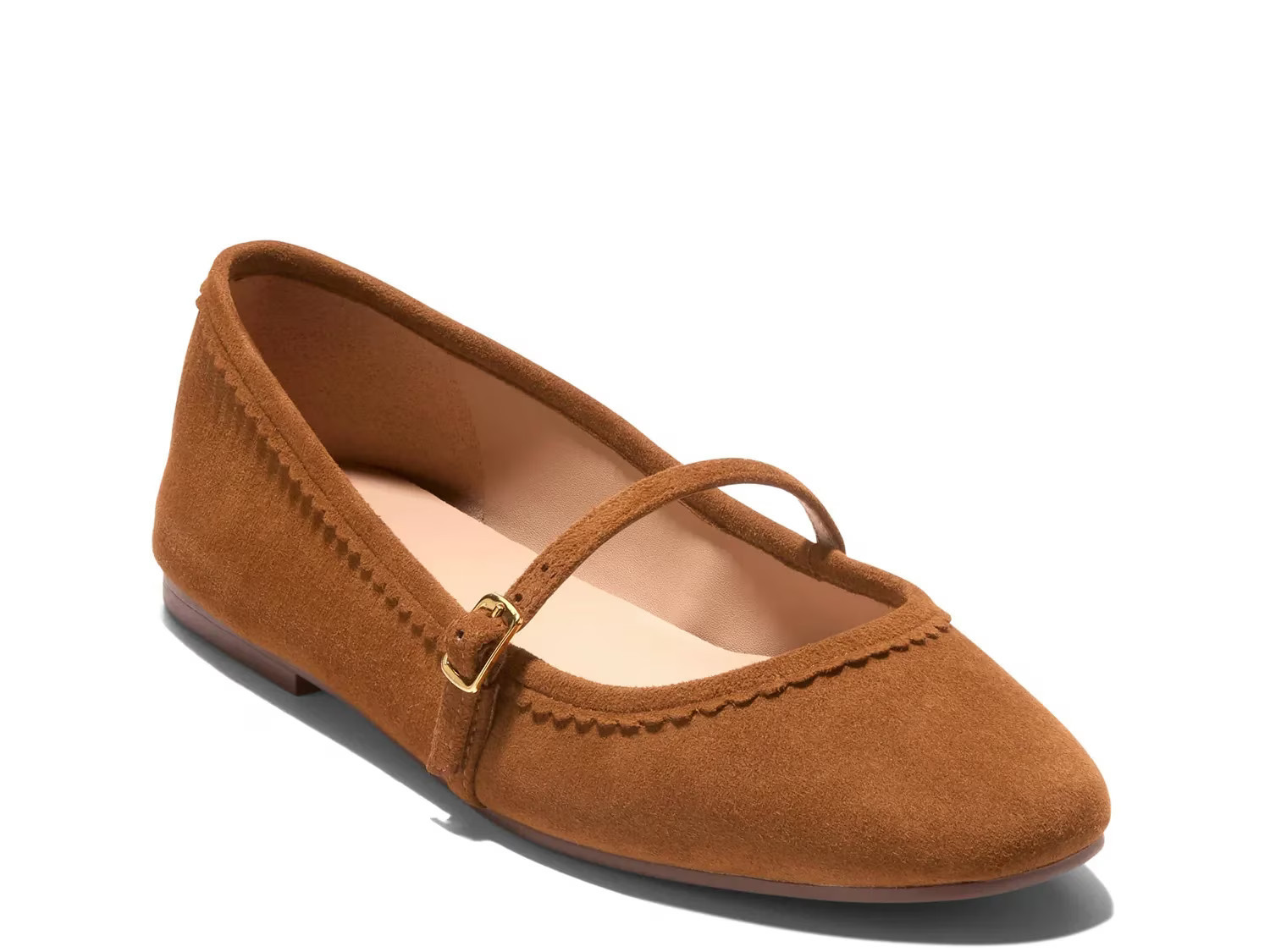 Cole Haan Yelena Mary Jane Flat | Women's | Tobacco Suede | Size 11 | Flats | Mary Jane | DSW