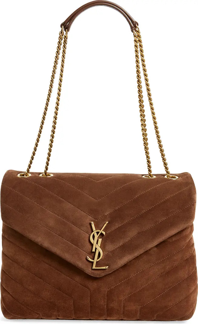 Saint Laurent Medium Lou Matelassé Suede Shoulder Bag | Nordstrom | Nordstrom