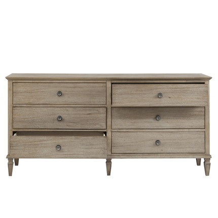 Garland Natural Wood 6-Drawer Dresser