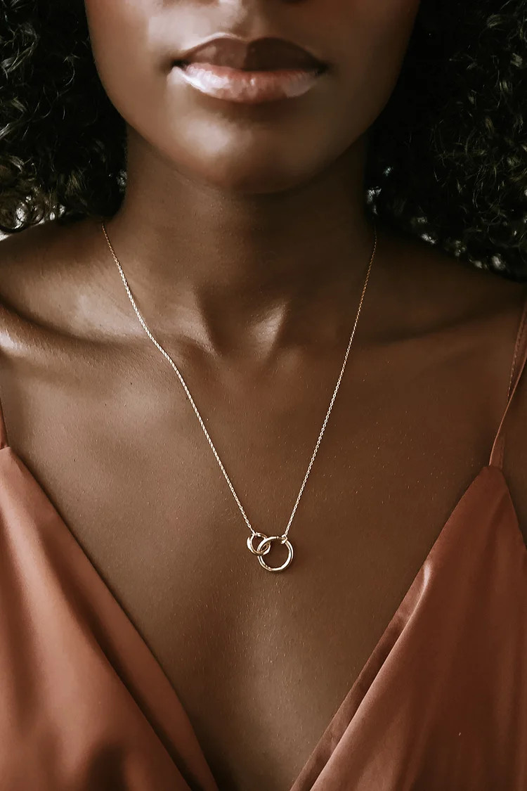 Infinite Romance 14KT Gold Necklace | Lulus (US)