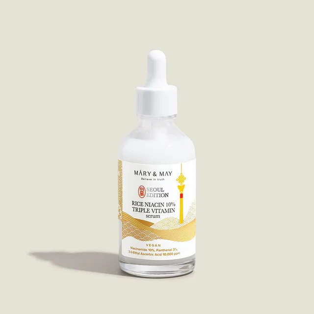 Mary&May - Rice Niacin 10% Triple Vitamin Serum Seoul Edition | YesStyle Global