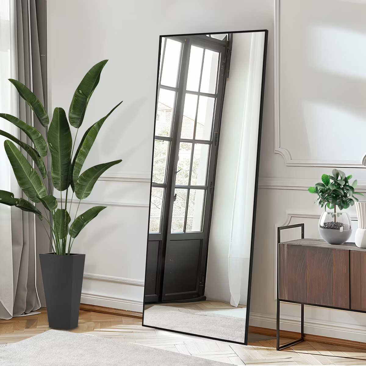 Neutypechic Metal Framed Rectangle Full Length Mirror Leaning Mirror | Target