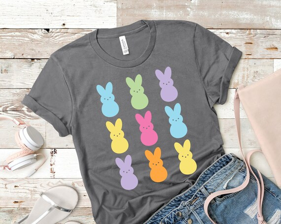 Easter Bunny peeps Shirt  Easter Tee  Easter Shirt  Bunny | Etsy | Etsy (US)
