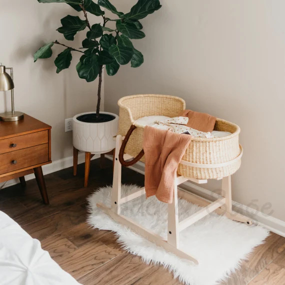 Large Johari Bolga Moses Basket for Loungers (please read all details) | Etsy (US)