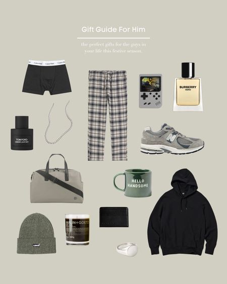 Gift Guide For Him ✨

Gifts For Him, Black Hoodie, Cosy Hoodie, Mens Mug, Mens Beanie, Beanie Hat, Levi’s, Mens Fragrance, Retro Gifts, Candle, Home Gifts, Silver Jewellery, Silver Mens Chain, Christmas gift, Calvin Klein, Boxers, New Balance, Gift.


#LTKGiftGuide #LTKSeasonal #LTKHoliday