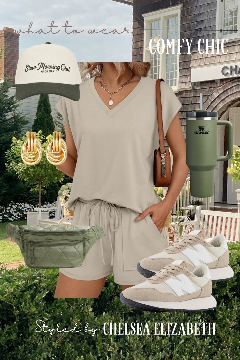 Comfy Chic - Amazon Outfit for every day! 
•••
Petite Style: Height 5’4, Weight 115, Bust 32DDD
Amazon  Matching Set - Small
New Balance Sneakers - 8 
Vera Bradley Belt Bag 
Revolve Baseball Cap 
Stanley Tumbler Green 
Amazon Gold Earrings 
•••
Everyday Outfits | Cute Outfits | Casual Chic  | Casual Outfits | Weekend Outfits | Errands Outfit | Coffee Run Outfit | Shopping Outfit | Comfy Outfits |  Comfy Sets | Comfy Chic | Monochromatic Outfit | Baseball Hat Outfit | Matching Set Outfit | Matching Sets | Matching Set Amazon | Matching Set Women | Matching Set Summer | Matching Set Fall | Matching Short Set | 2 Piece Outfits | 2 Piece Sets | 2 Piece Sets Summer | 2 Piece Sets Fall | 2 Piece Short Set | Two Piece Set | Two Piece Outfits | Two Piece Set Amazon | Two Piece Set Summer | Two Piece Fall | Two Piece Short Set | Lounge | Lounge Set | Lounge Wearing | Lounge Wear | Lounge Sets Amazon | Amazon Loungewear | Loungewear Set | Lounge Outfits | Lounge Shorts | Matching Lounge Sets | 2 Piece Lounge Set | Sneaker Outfit | Sporty Outfit | School Drop Off Outfit | Athleisure Outfits | Athleisure Outfits Amazon | Athleisure Outfits for Errands | Athleisure Summer | Athleisure Fall | Theme Park Outfit | Travel Outfit | Travel Outfit Amazon | Airport | Airport Looks | Airport Style | Airport Travel | Airport Fashion | Airport Outfit Amazon | Airport Travel Outfit Amazon | Amazon Airport Outfits |  Airplane Outfit | Airplane Travel Outfit | Plane Outfit | Comfy Travel Wear | old money looks | old money aesthetic | old money fashion | old money style | old money outfits | old money style women | neutral outfit | neutral style | classic style | classic outfits | chic outfits | chic style | casual chic | quiet luxury | minimalist | minimalist fashion | capsule wardrobe | petite outfits | designer look for less | look for less | save or splurge | save vs splurge | splurge or save | designer inspired | dupes | designer dupes | designer | 

#LTKTravel #LTKStyleTip #LTKActive #LTKPetite #LTKShoeCrush #LTKItBag #LTKFindsUnder100 #LTKSeasonal #LTKOver40 #LTKFindsUnder50