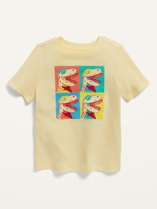 Short-Sleeve Dino-Graphic Tee for Toddler Boys | Old Navy (US)