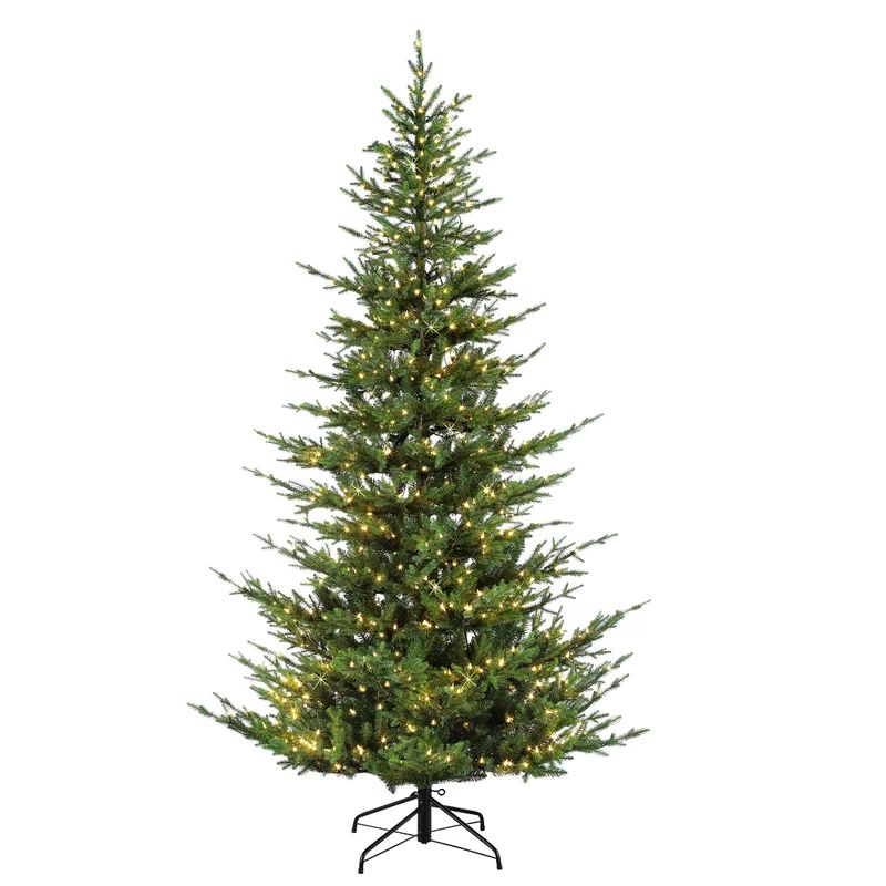 7.5' Lighted Fir Christmas Tree | Wayfair North America