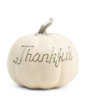 11in Thankful Pumpkin | TJ Maxx