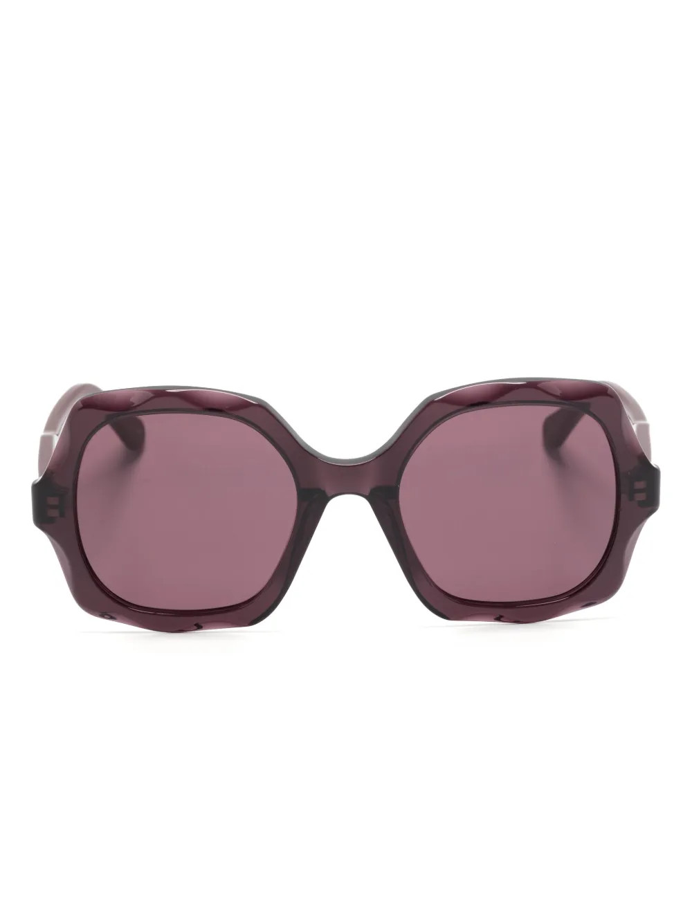 Chloé Eyewear Olivia oversize-frame Sunglasses - Farfetch | Farfetch Global