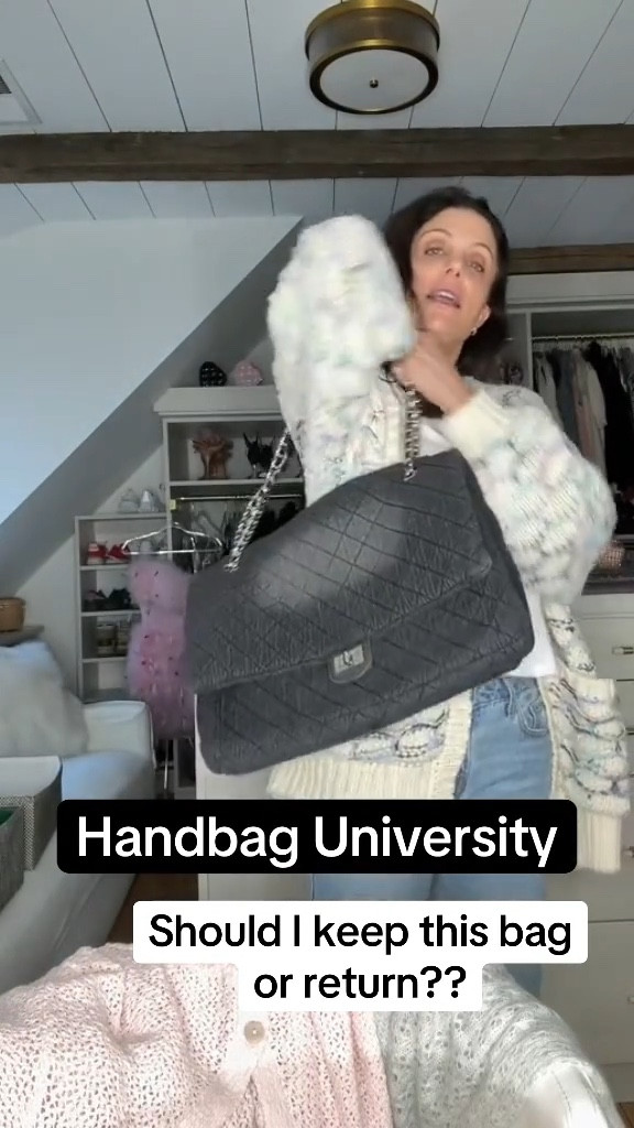 Handbag University: denim quilted bag! 

#LTKWatchNow #LTKStyleTip #LTKItBag