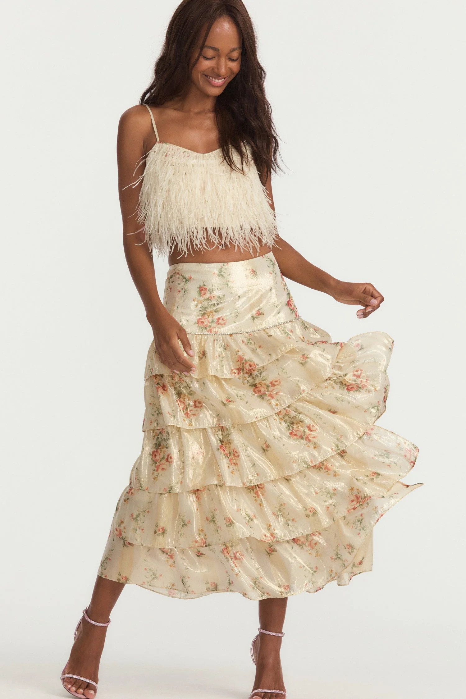 Tandy Midi Skirt | LOVESHACKFANCY