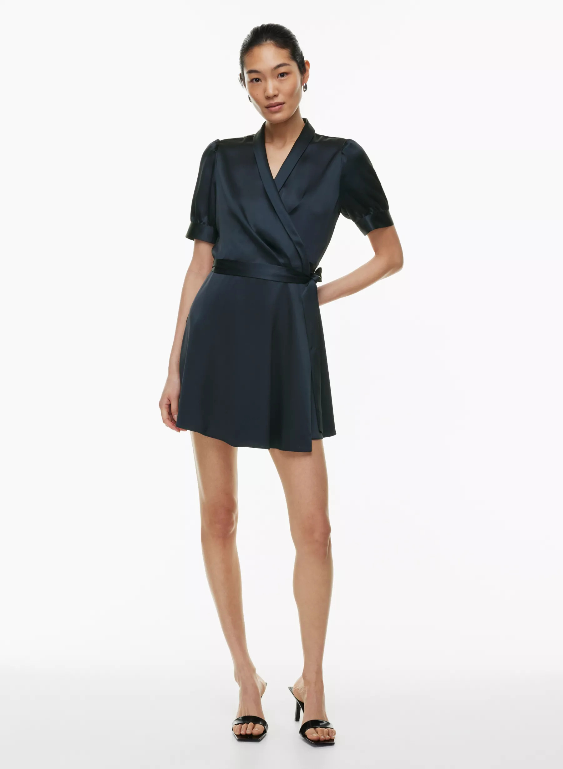 HYDE SATIN MINI DRESS | Aritzia