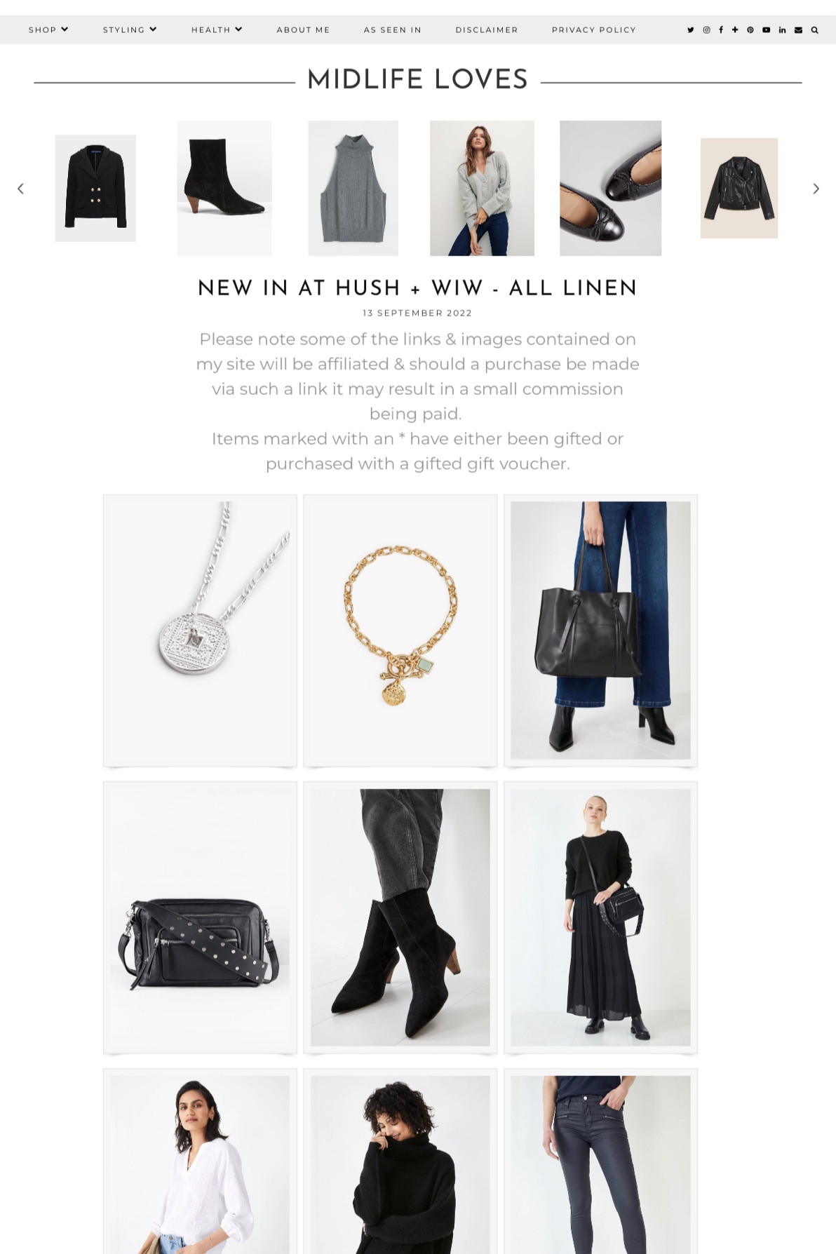 New in finds at Hush http://ow.ly/p7rW50KIR8W #myhush #autumn #autumnfashion #autumnstyle #style #fashion #fashionfinds #stylefinds #timelessfashion #timelessstyle #mymidlifefashion #midlife #over40 #styleover40 #fashionover40 #effortlessstyle #effortlessfashion 

#LTKSeasonal #LTKeurope #LTKstyletip