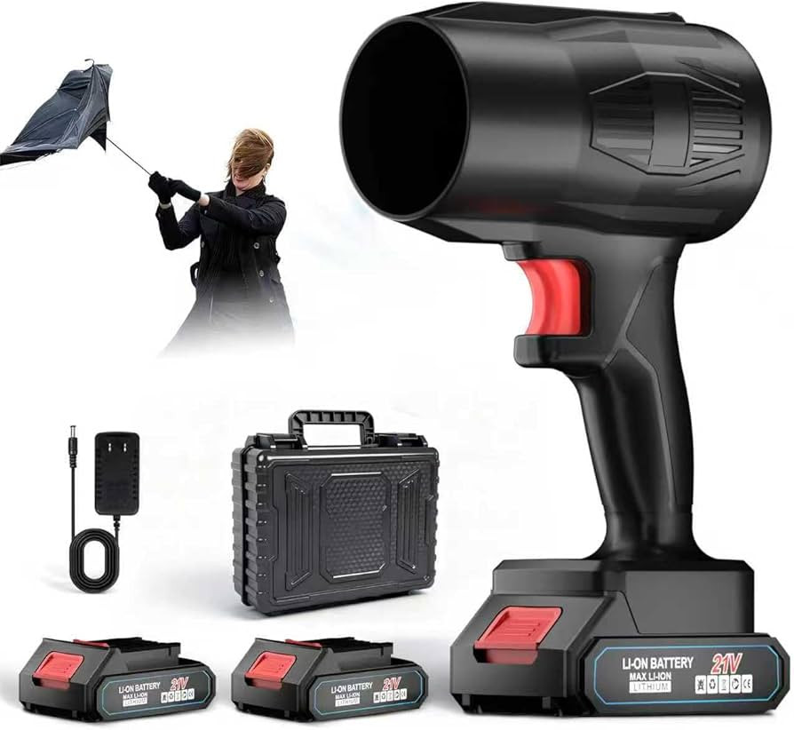 21V Cordless Leaf Blower, 990000 RPM High-Speed,6000MAh Large-Capacity Batteries & Fast Charger I... | Amazon (US)