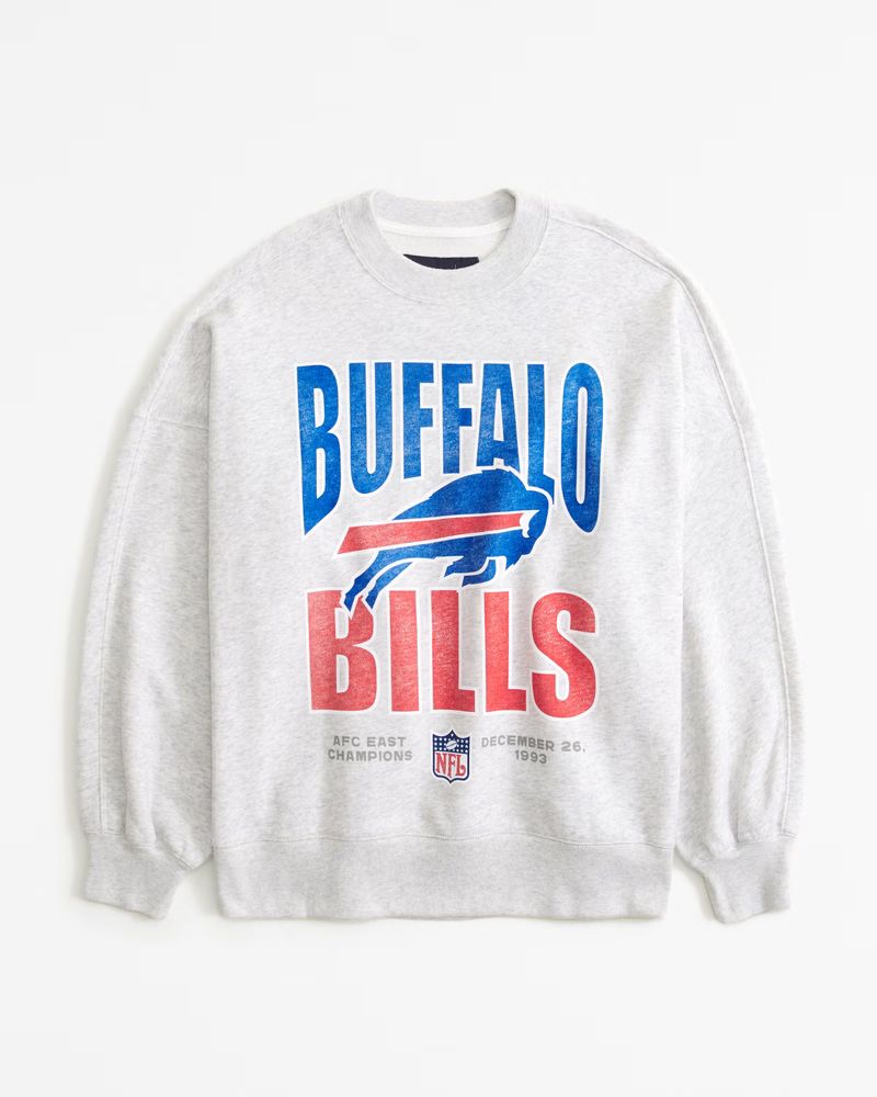 Buffalo Bills Graphic Oversized Sunday Crew | Abercrombie & Fitch (US)