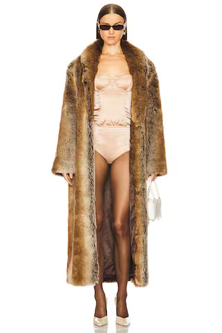 Lovers and Friends Ernie Coat in Brown from Revolve.com | Revolve Clothing (Global)