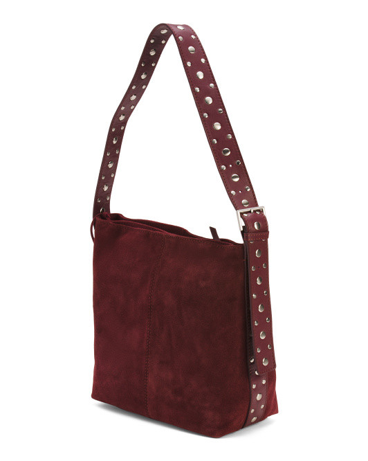 Suede Studded Hobo | Handbags | Marshalls | Marshalls